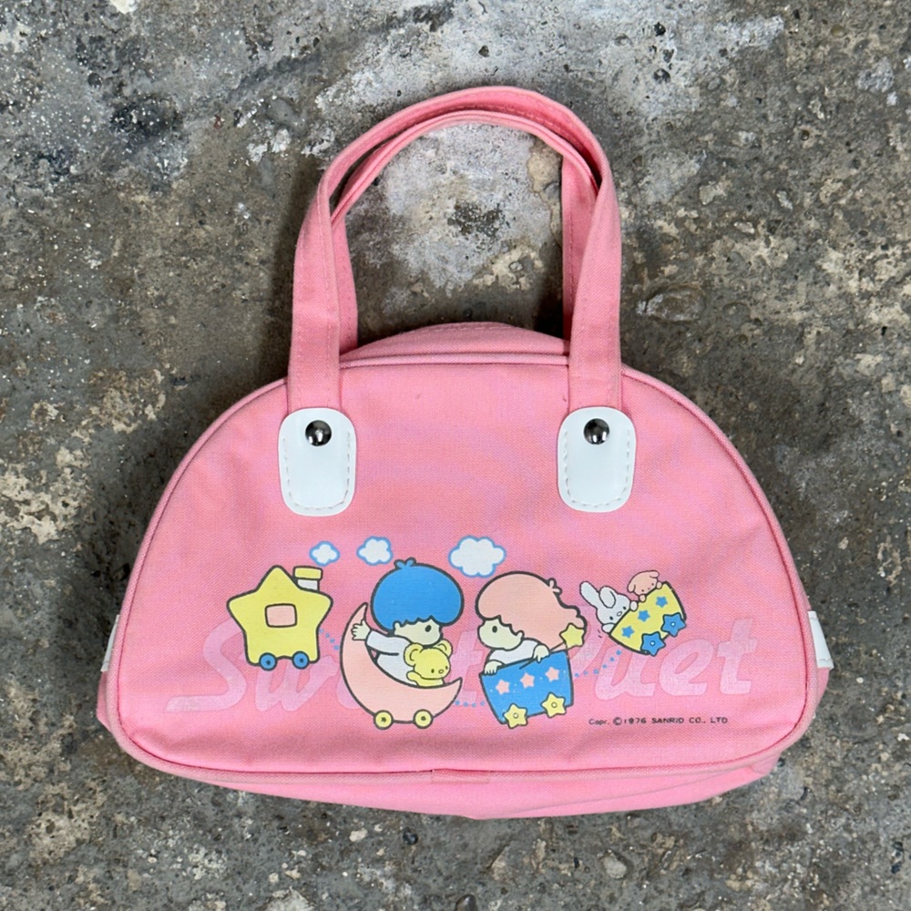 Vintage Sanrio Pink Little Twin Stars Mini Bag